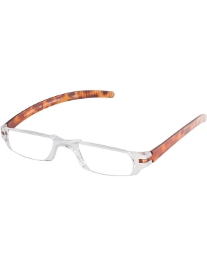 Fisherman Eyewear Slim Vision Rimless Readers in Tortoise